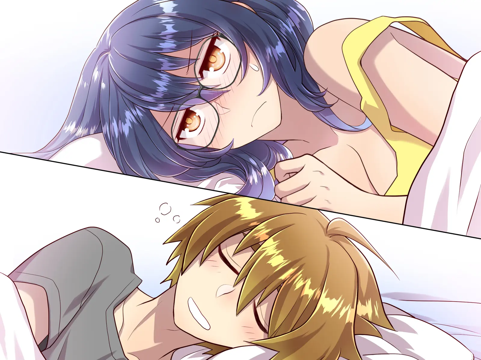 Noroi De Nyotaika Shita Megane De Noppona Ore Ga Namaiki Kouhai To H Suru Koto Ni Natta Koto No Tenmatsu | 저주로 여체화해버린 안경에 키다리인 내가 건방진 후배와 H 해버리게 된 사건의 전말